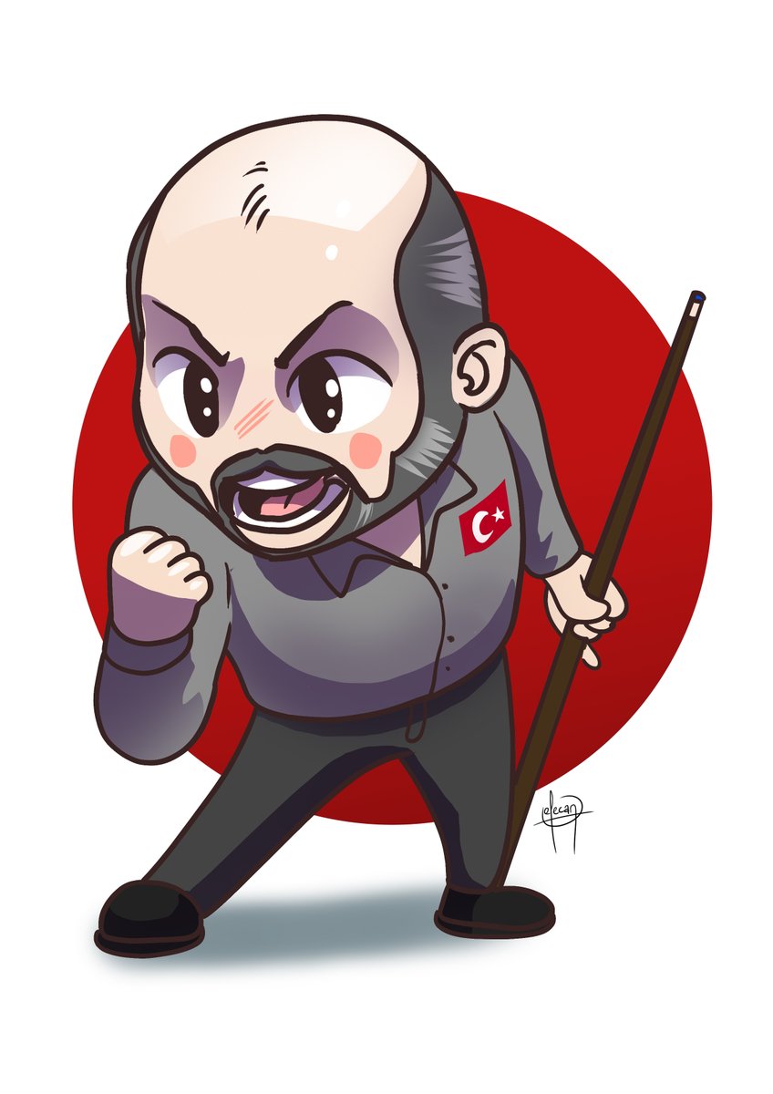 efecansezer's tweet photo. kim ki dünya şampiyonu olur, tez karikaturası çizile.. tebrikler #SemihSaygıner (poz çok güzeldi ondan çizdim ama çok da sevimli yapamadım) https://t.co/if9ALoQSN4