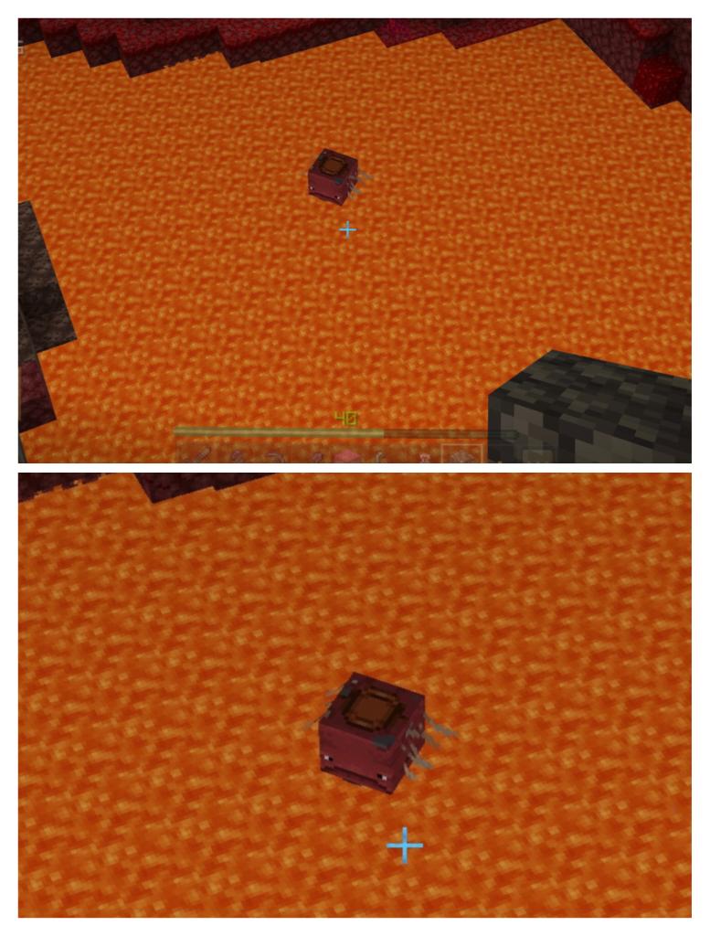 Luna_3clipse's tweet photo. Is it Common or Rare to find a Naturally Spawned Strider wearing a Saddle ? While We Are intense bridging over lava in Nether???
#MineCraft https://t.co/B26nSqx4vO