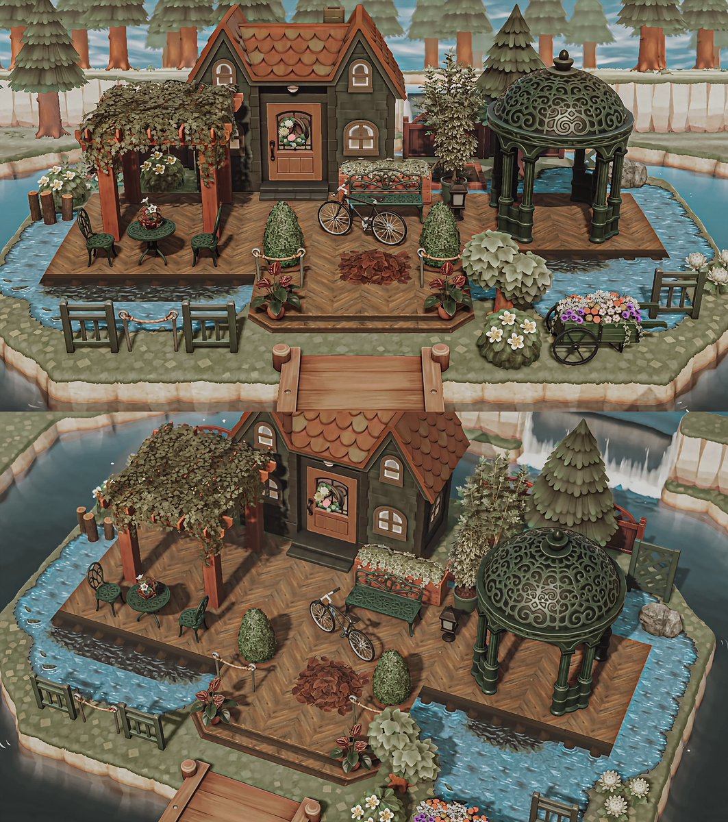 lottierosegames's tweet photo. a lake house on a lake on a lake 🏡🧡 (shhhh just pretend it makes sense)

#ACNH #AnimalCrossing #HappyHomeParadise https://t.co/NeHFpfvcIn