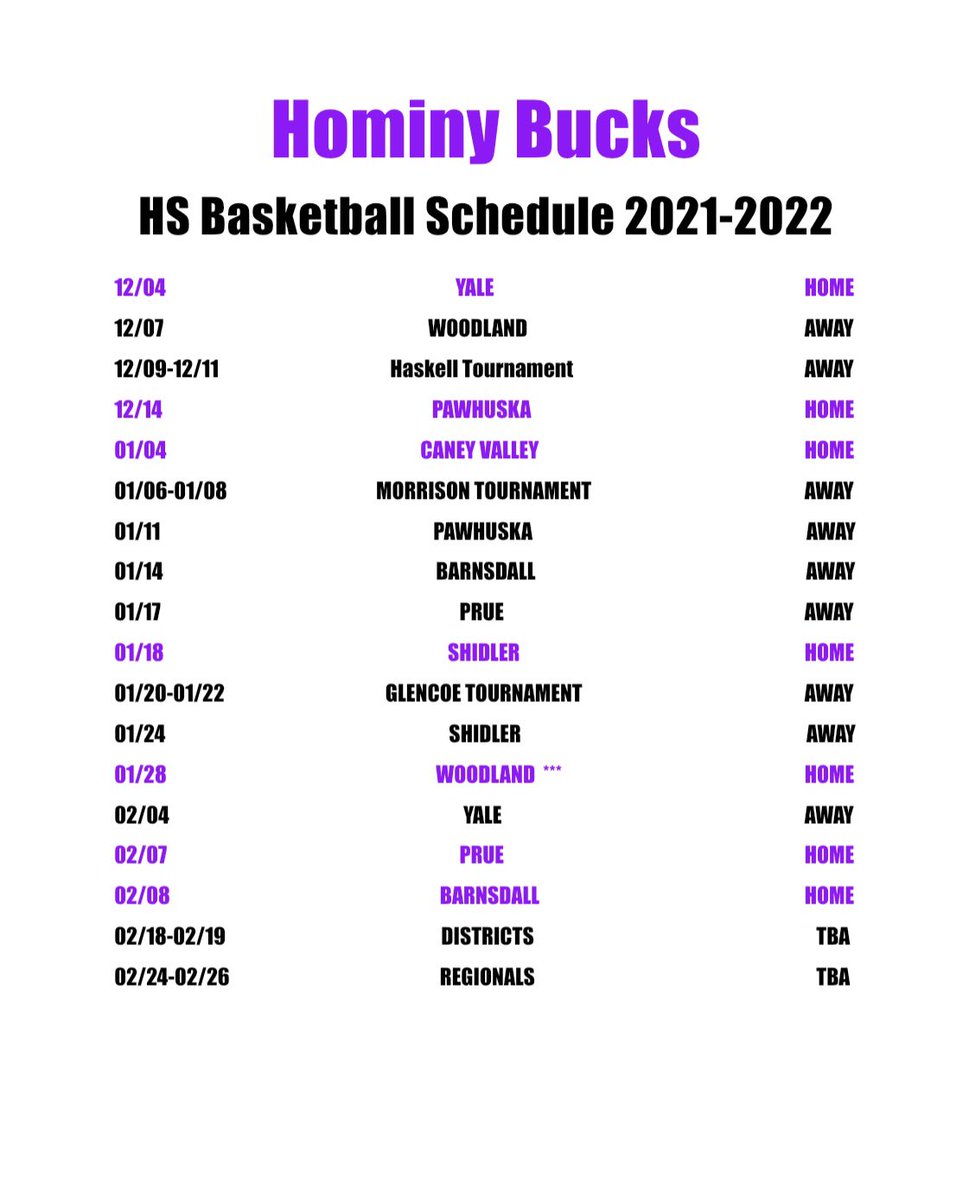 Hominy Bucks Basketball tweet media