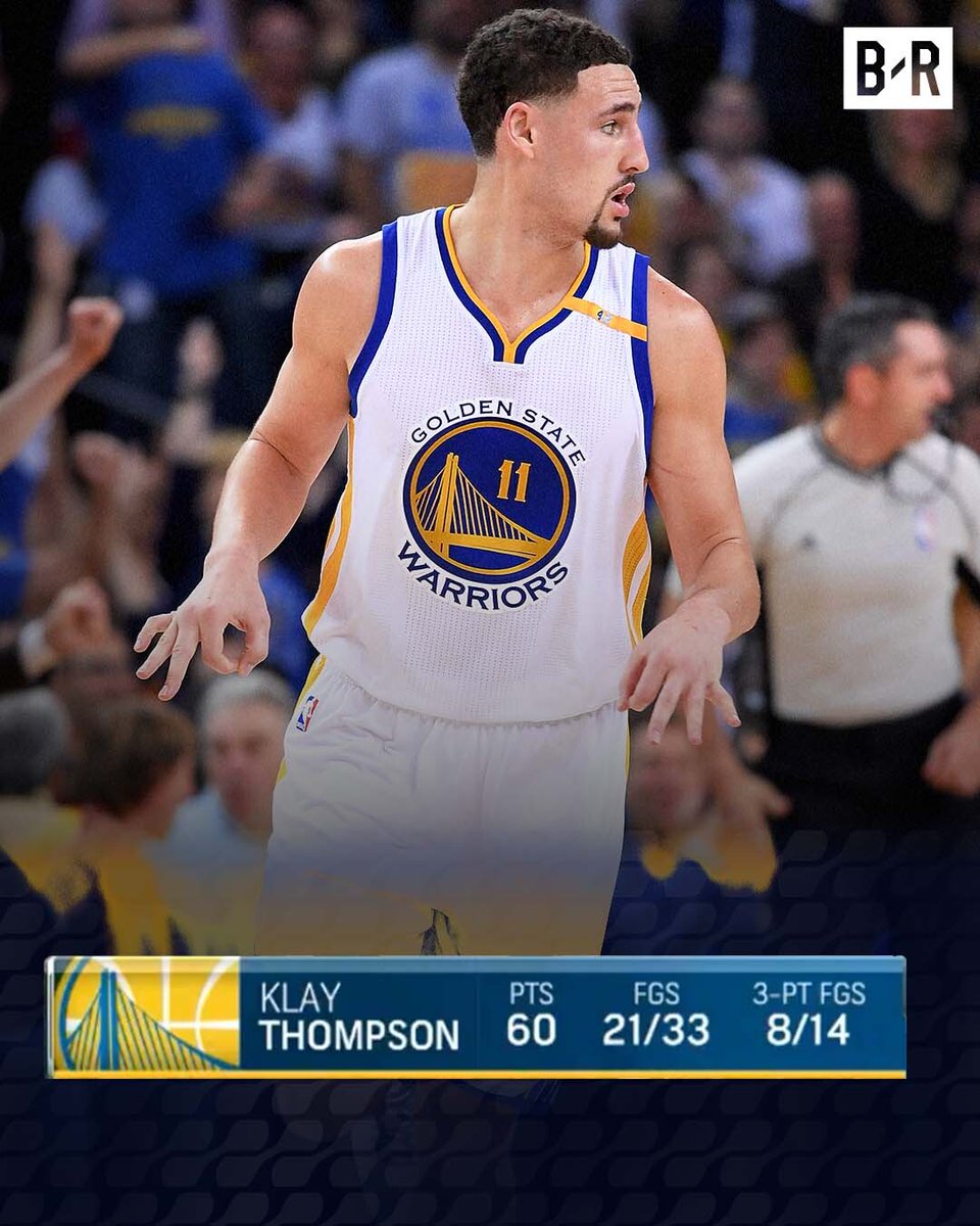 Five years ago today, Klay dropped 60 in just 29 minutes…on 11 dribbles 🤯