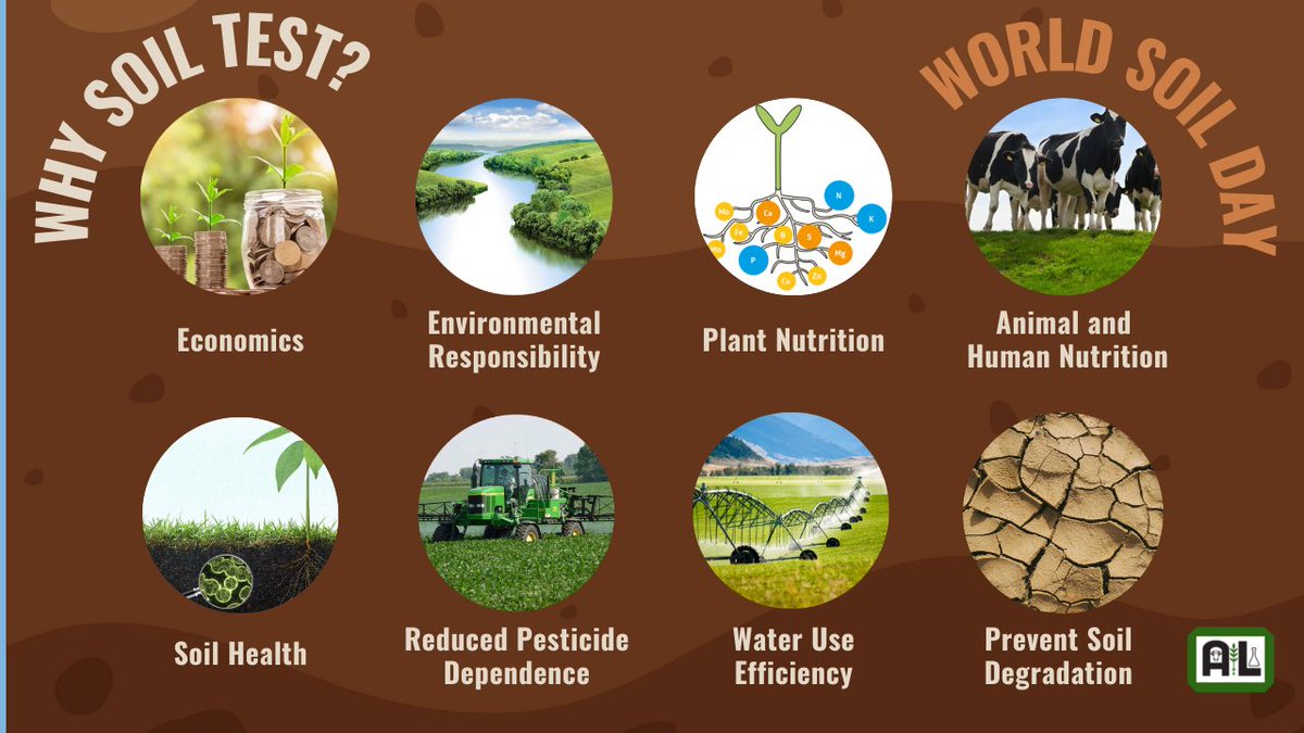 Happy #WorldSoilDay 

VIDEO: Why Soil Test? youtube.com/watch?v=97YHwn…

#SoilTesting #Soil #CdnAg