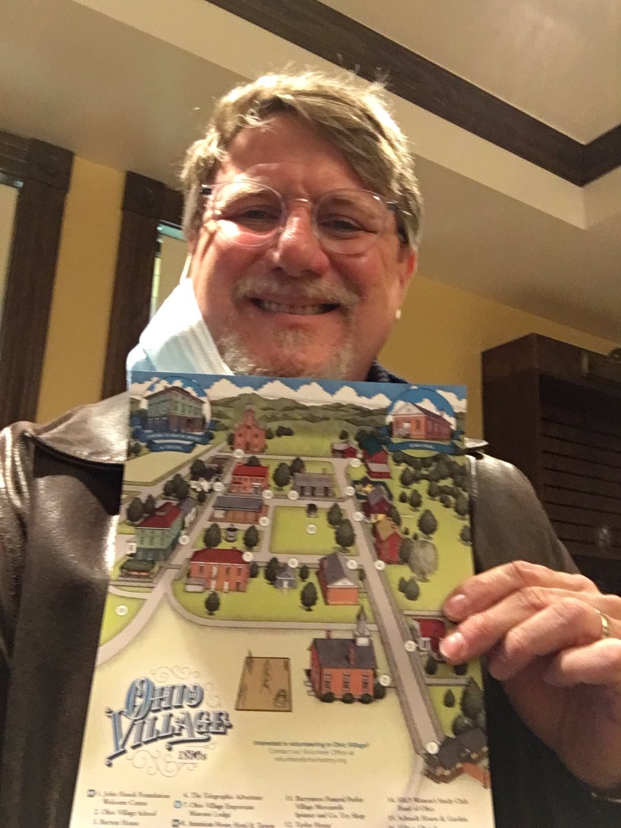 ajverhoff's tweet photo. Map slinger and welcomer at the #OhioVillage today for @ohiohistory #DickensOfAChristmas. Last night, too. BUSY! https://t.co/rrPvGUy7kR