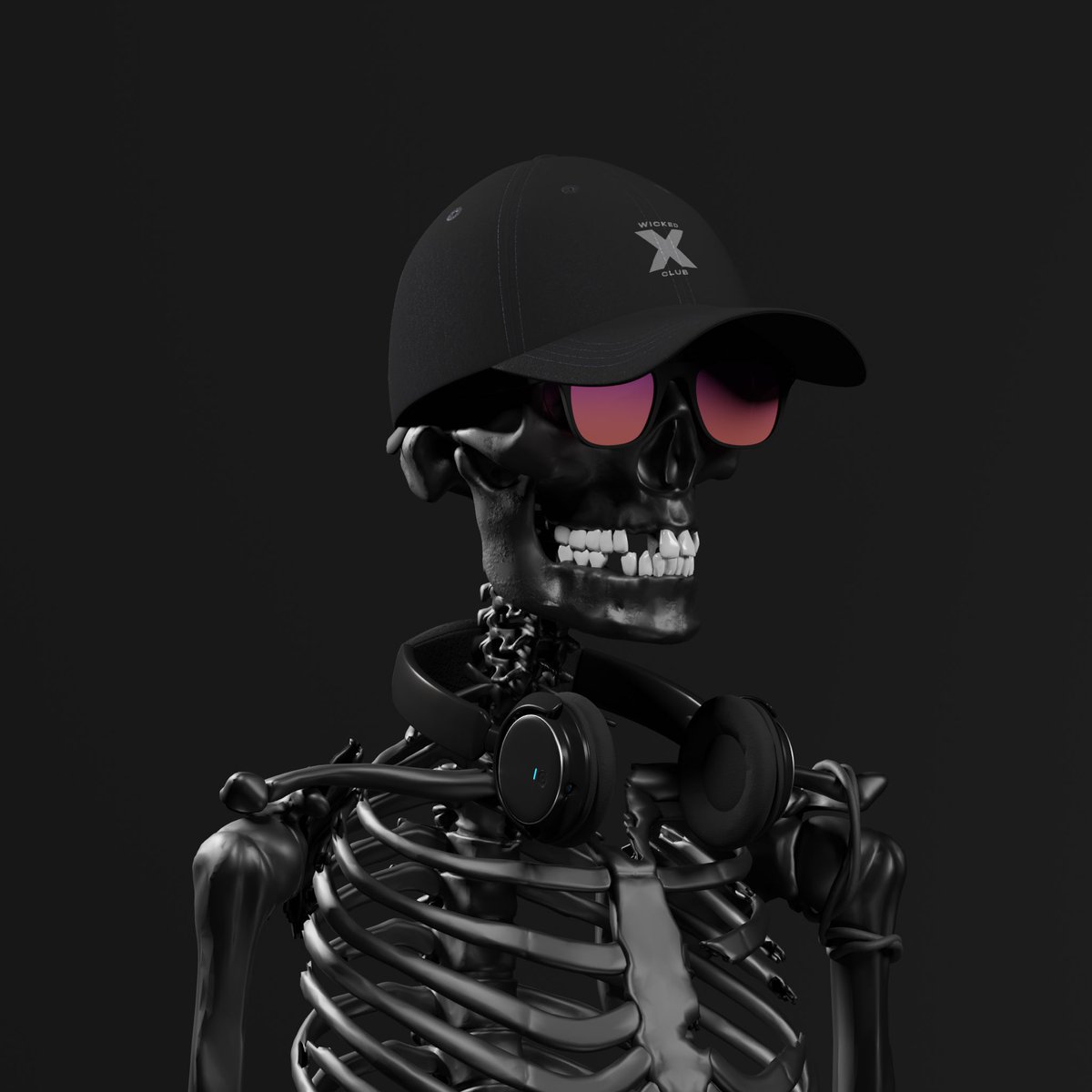 Black on Black 
The Wicked Guardians 3/6 ☠
Follow: <a href="/wickedxclub/">Wicked X Club</a>
<a href="/Wind_Angels/">Wind</a>  
.
#wickedxclub #NFT