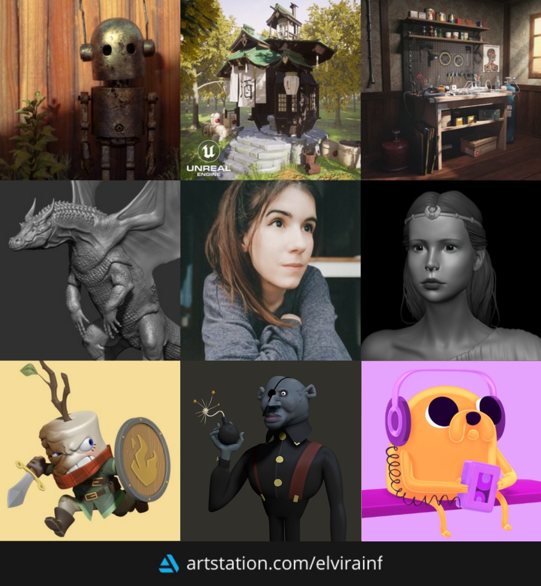 elvirainf's tweet photo. Definitivamente he practicado una gran variedad de cosas durante este año :) #artvsartist2021 https://t.co/VCMpsuIif9