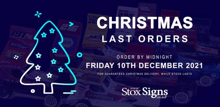 Guaranteed Christmas Delivery!
For guaranteed Christmas delivery, orders must be placed before midnight on Friday 10th December 2021.
View our full range: stoxsigns.co.uk

Orders can still be placed after that date, but Christmas delivery will not be guaranteed.