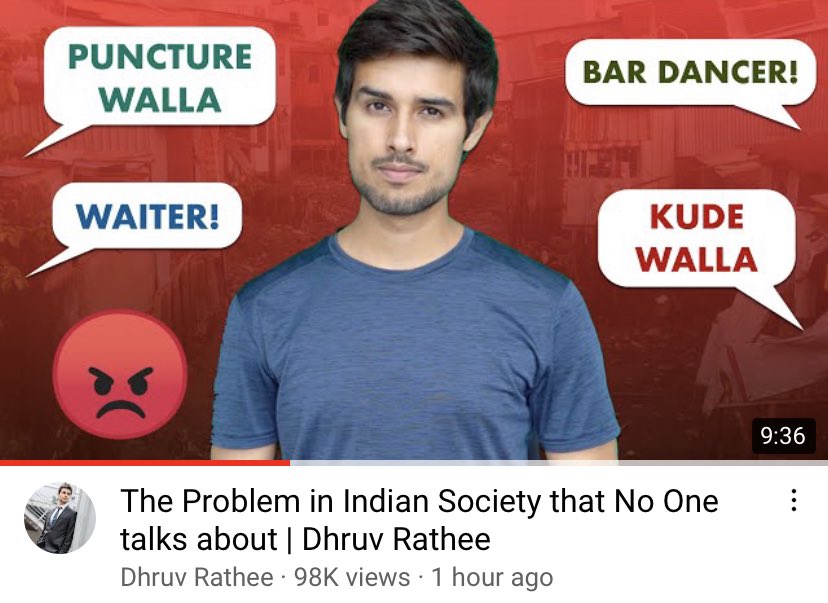 the_fault_news's tweet photo. Aaj @dhruv_rathee #Classism ke baare me gyan khodenge..
In the whole video he never mentioned his boss #ArvindKejriwal calling Delhi Police #Thulla
😂😂 https://t.co/BQ6FHm8one