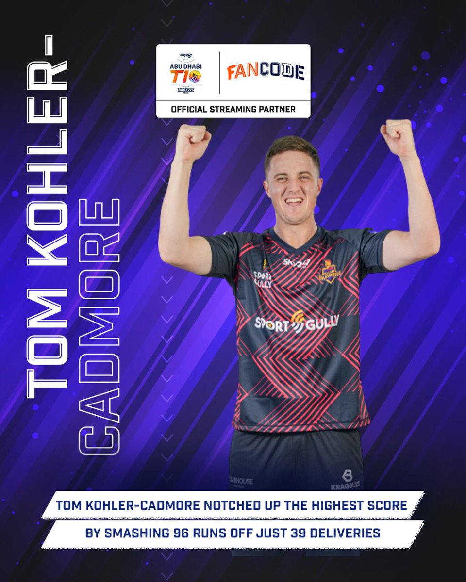 FanCode's tweet photo. #ICYMI
Presenting before you some of the lasting moments of this season of the #AbuDhabiT10 League. ๐ฅ
Which performance left a mark for you? ๐ค
To enjoy all things sports, download the #FanCode app ๐ https://t.co/NhBMDC1MiN
#CricketOnFanCode #ADT10onFanCode @T10League https://t.co/Ya7aI5jSI7
