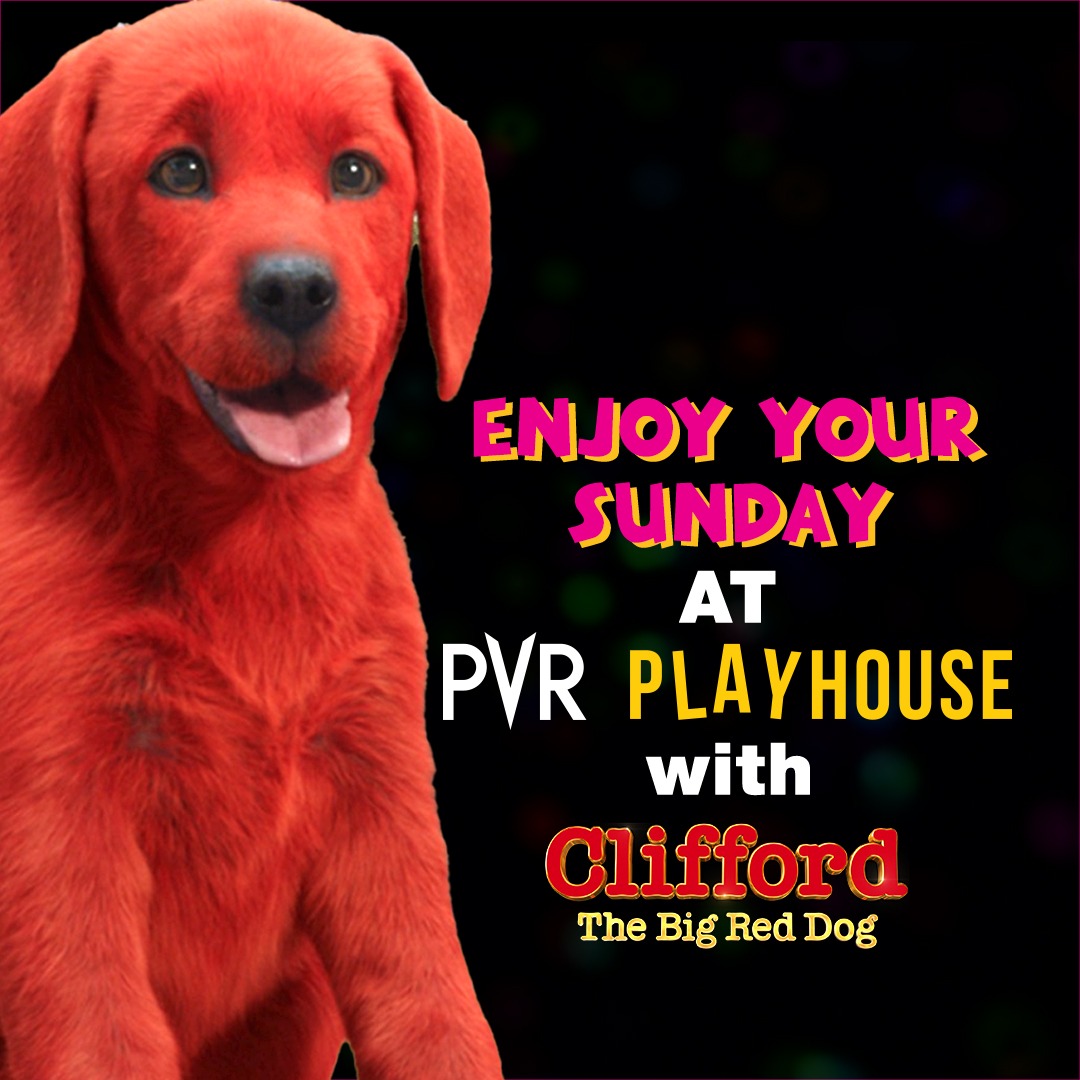 _PVRCinemas's tweet photo. Let your Sunday bloom with the joy of watching #cliffordthebigreddog with our young patrons at PVR Playhouse.
Tickets: https://t.co/9XRc1p9XaU
#pvr #CliffordatPVR #pvrplayhouse #westquay #CliffordtheBigRedDogMovie #goredorgohome #weloveclifford https://t.co/6H9EfK2JkH