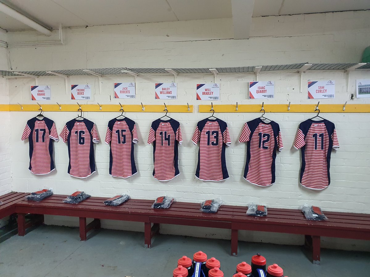 lancashirerfu's tweet photo. All set @fylderugby for the U18s county game https://t.co/ofpBvHIxlK