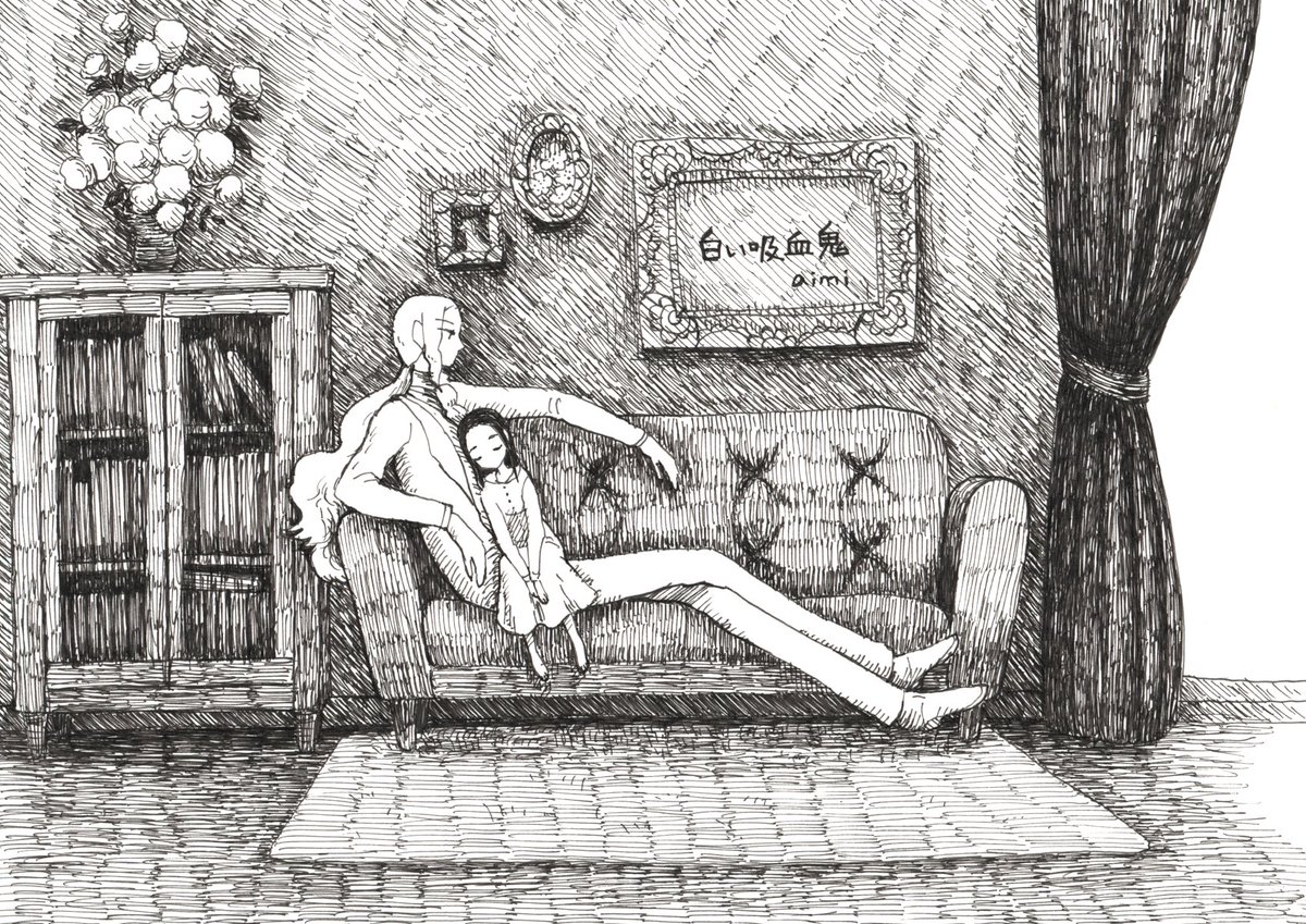 『白い吸血鬼』
イメージイラスト 