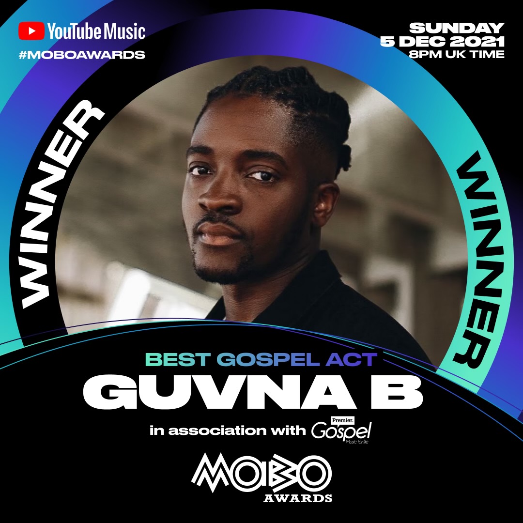 The moment we all have been waiting for is here! The unveiling of the WINNER OF BEST GOSPEL ACT @MOBOAwards . We are so excited to announce that is none other than @GuvnaB 🎉🎉CONGRATULATION🎉🎉 @KanyaKing, @GuvnaB, @MOBOAwards