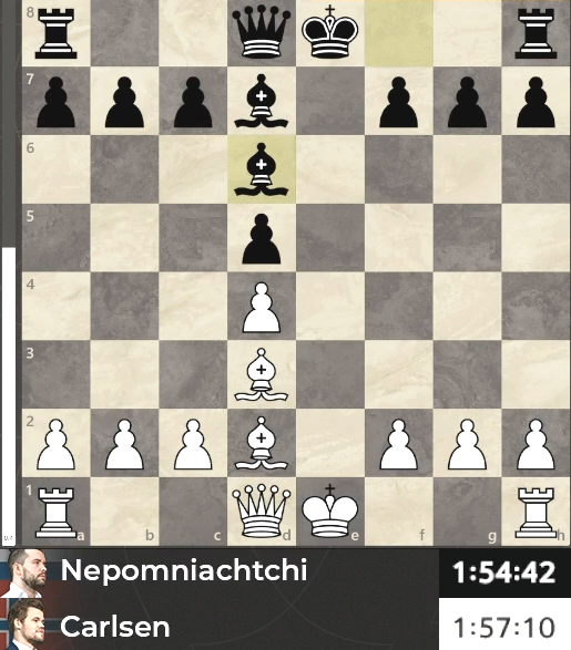 chesscom's tweet photo. Oddly satisfying. #CarlsenNepo https://t.co/Zh0Ywsnhvr