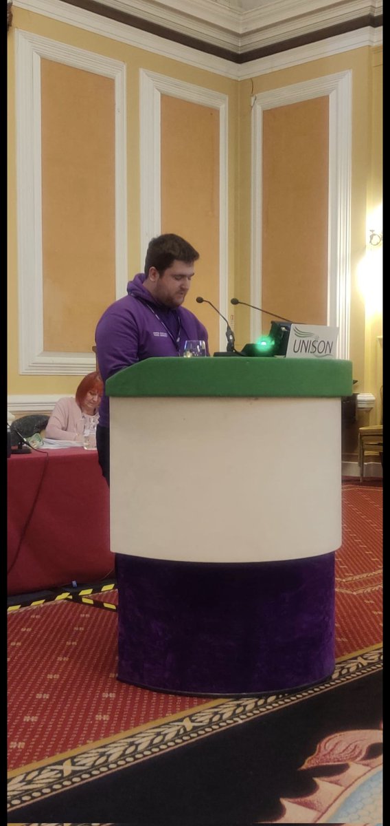 Scotland's 2nd emergency motion on Domestic Abuse a trade union and workplace issue. 

With our delegate <a href="/_RobbieB/">Robbie</a> who moved this important emergency motion and stated that workplaces need to do more for those that face and are victims of domestic abuse.