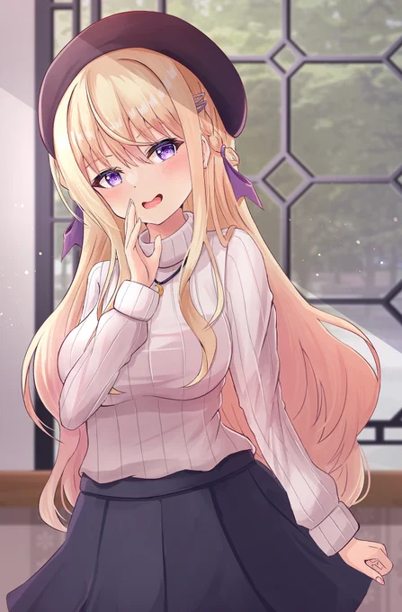 以前の朝雑談で少し話に出ていた大人アリアちゃん(ロングで巨乳)を描いてみた!#ありあづくし 