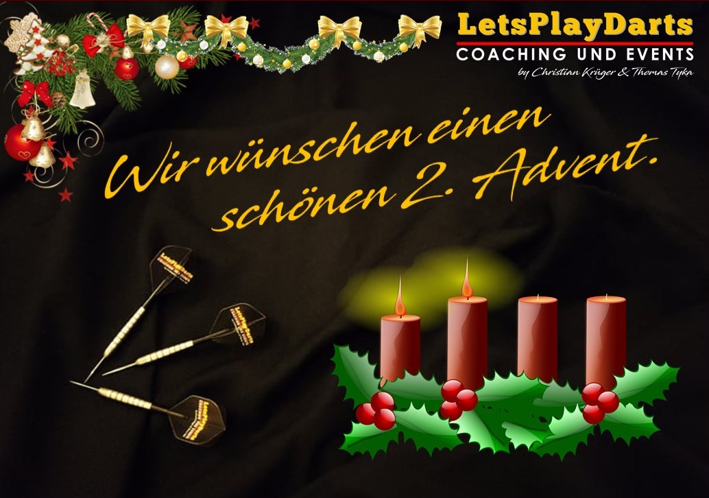 Wir wünschen heute einen schönen 2. Advent!

Passt auf Euch auf und bleibt alle gesund!

#letsplaydarts #dartcoaching #dartevents #darts #darttrainer #zweiteradvent #adventszeit #weihnachtszeitistdieschönstezeit #weihnachtszeit #coachingundevents #wurfstilanalyse #trainerstunde