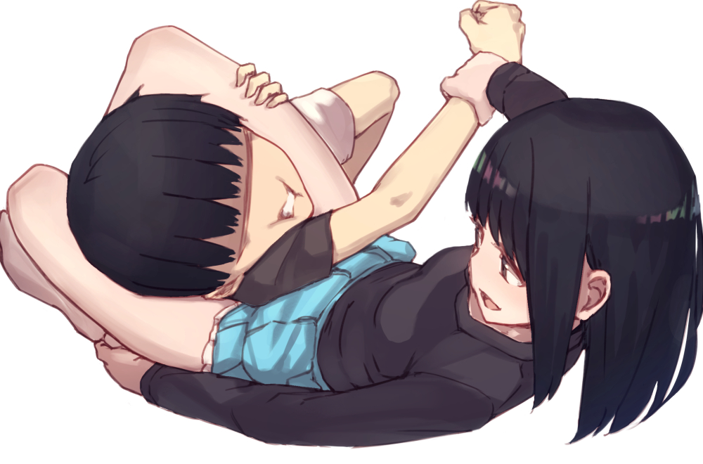 三角絞めー