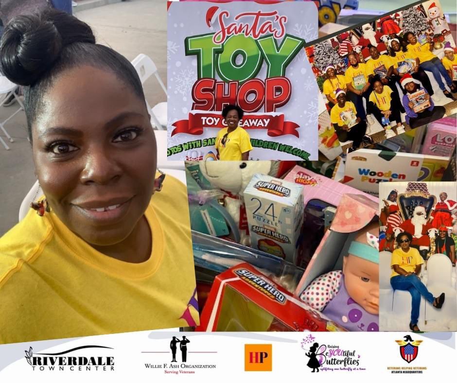 aroundthepeach's tweet photo. Had fun helping #Santa &amp; the Her Purpose team give away toys &amp; food to families for #Christmas yesterday!

Barbara Ann Byrd - thank you for providing the toys &amp; food for this wonderful Riverdale, Georgia community event. 

#toys #Christmas #volunteer https://t.co/bwVLdi1F15