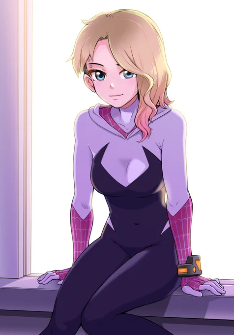 とりいそぎグウェン描きました
#スパイダーバース 続編楽しみなんじゃ～ 