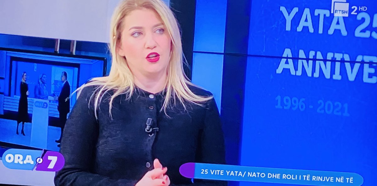 JuxhinaS's tweet photo. Few days ago invited at #Ora7 to speak about Youth involvement in security&defence. A nice chat on the recent developments of @NATO New #Strategic #Concept, #resilience #publicdiplomacy #communication #partnership #WPS agenda, strategic systemic rivals!
Road to #MadridSummit 22 https://t.co/4tdGxsI2Ih