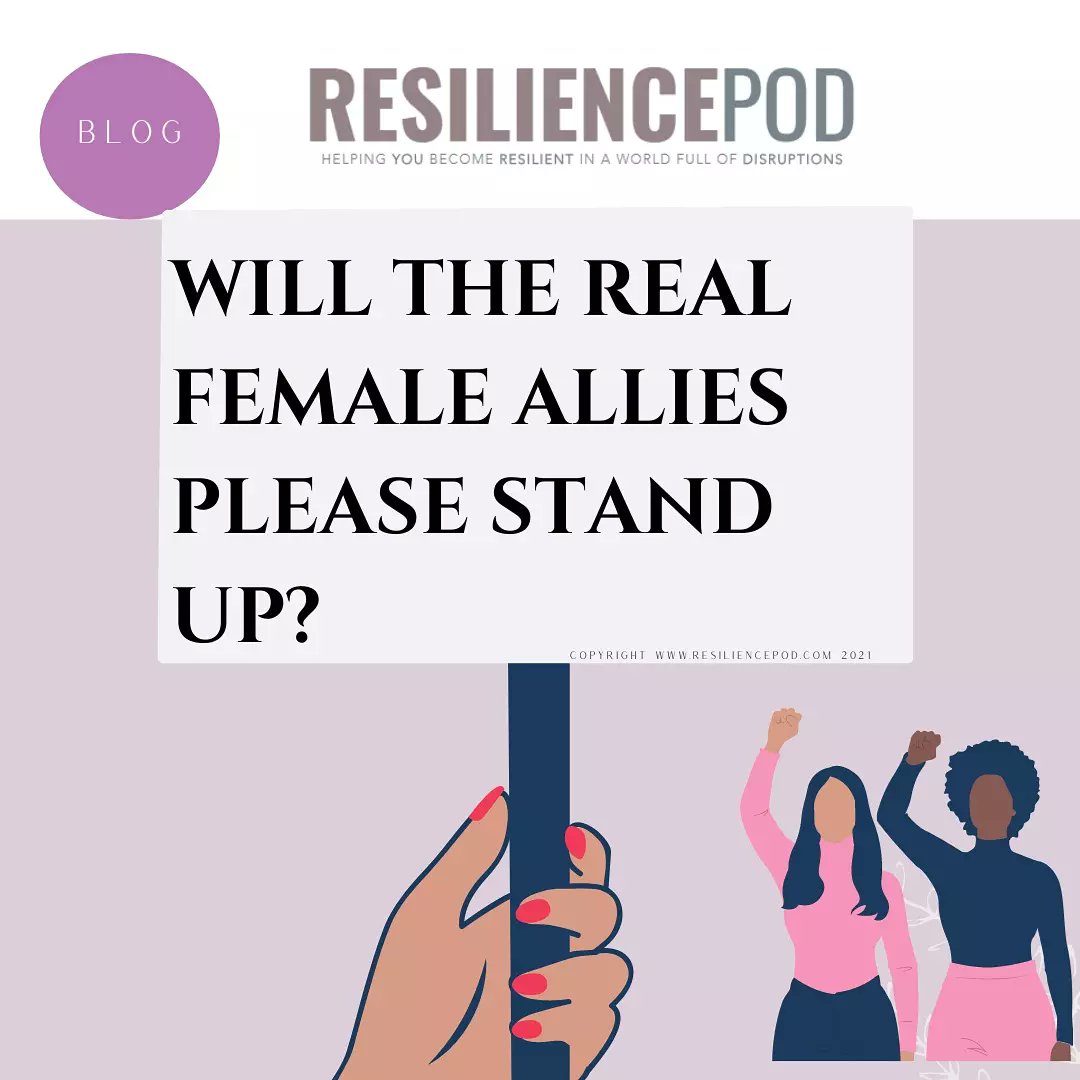 RinaBhakta's tweet photo. Day 5 of #12daysofresilience and we are talking #femaleallyship
Before expecting Allyship from others , as #women we need to form Allyship to each other.
Read the #resiliencepod popular blog from international women's day +share your thoughts.👇🏽
👓💬https://t.co/vXgHloXOl8 https://t.co/1b9XISdZD9