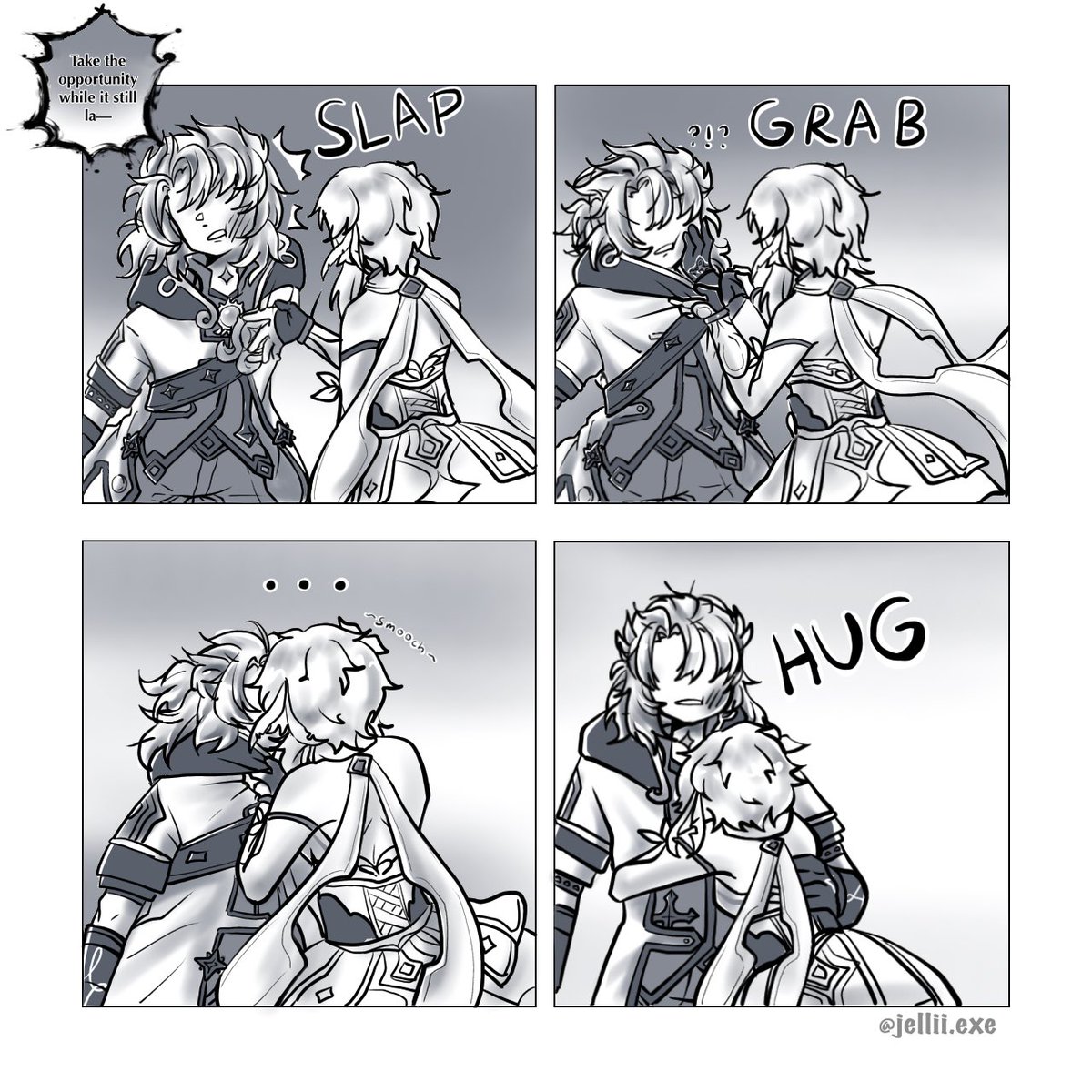 jellii9212's tweet photo. Something i wanted to draw ever since the update trailer.. Please skip if you don’t wish to get potential spoilers from the “Shadows Amidst Snowstorms” event! :)
#genshinimpact #Albedo #Lumine #albelumi https://t.co/Xxw5EuMWXD