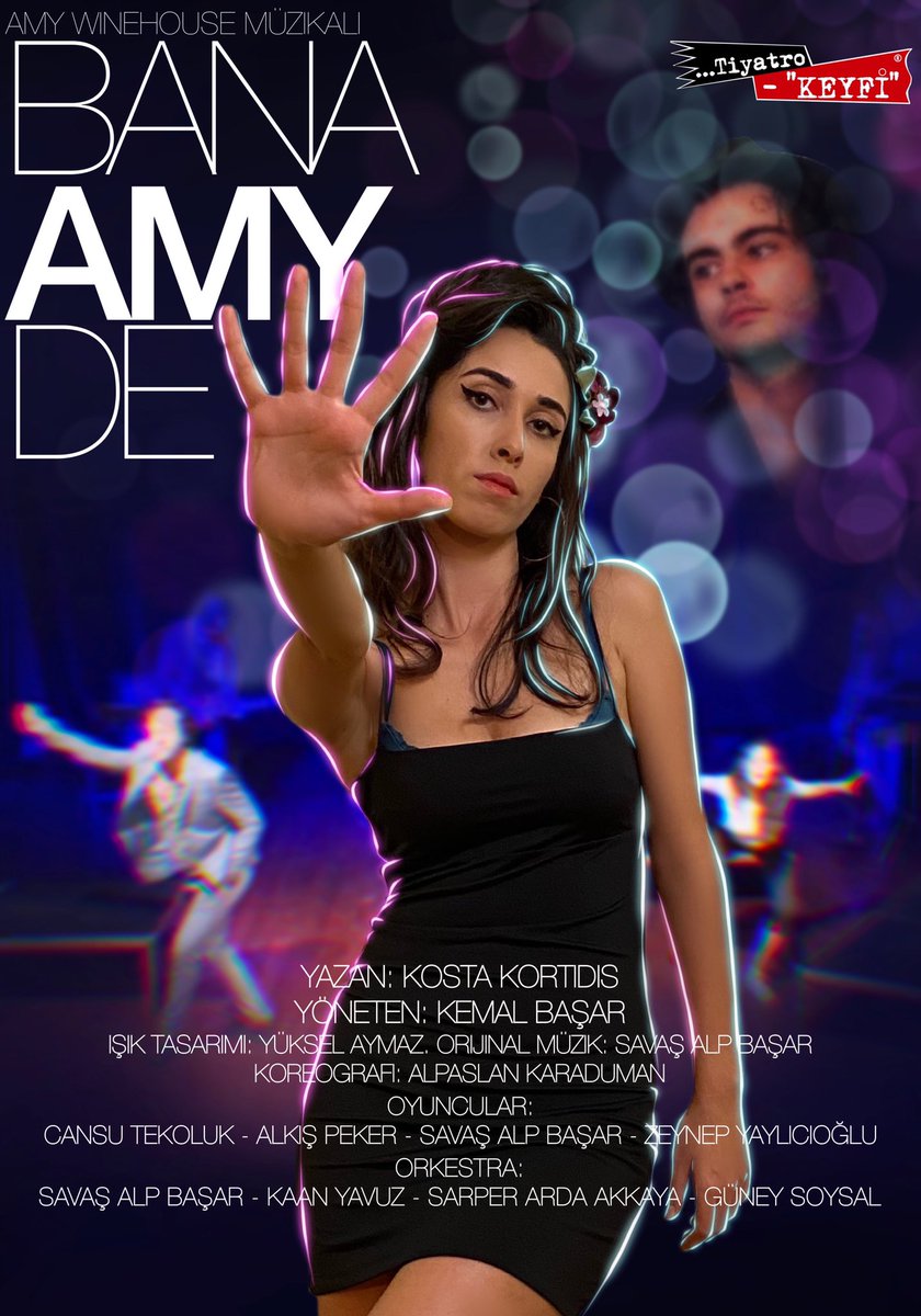 tiyatrokeyfi's tweet photo. 🎭 BANA AMY DE
👩‍🎤🎤 Ünlü sanatçı Amy Winehouse’un SON 3 günü. Ödüllü müzikal…

🗓  24 Aralık Cuma saat 20.30, Kültüral Performing Arts, İstanbul.

🗓  25 Aralık Cumartesi saat 20.00, Panora Sanat Merkezi, Ankara.

🎫Biletler👇🏻👇🏻
https://t.co/Za3K3DcMDz

#ankara  #istanbul 🎭🎸 https://t.co/ngsawqDqry