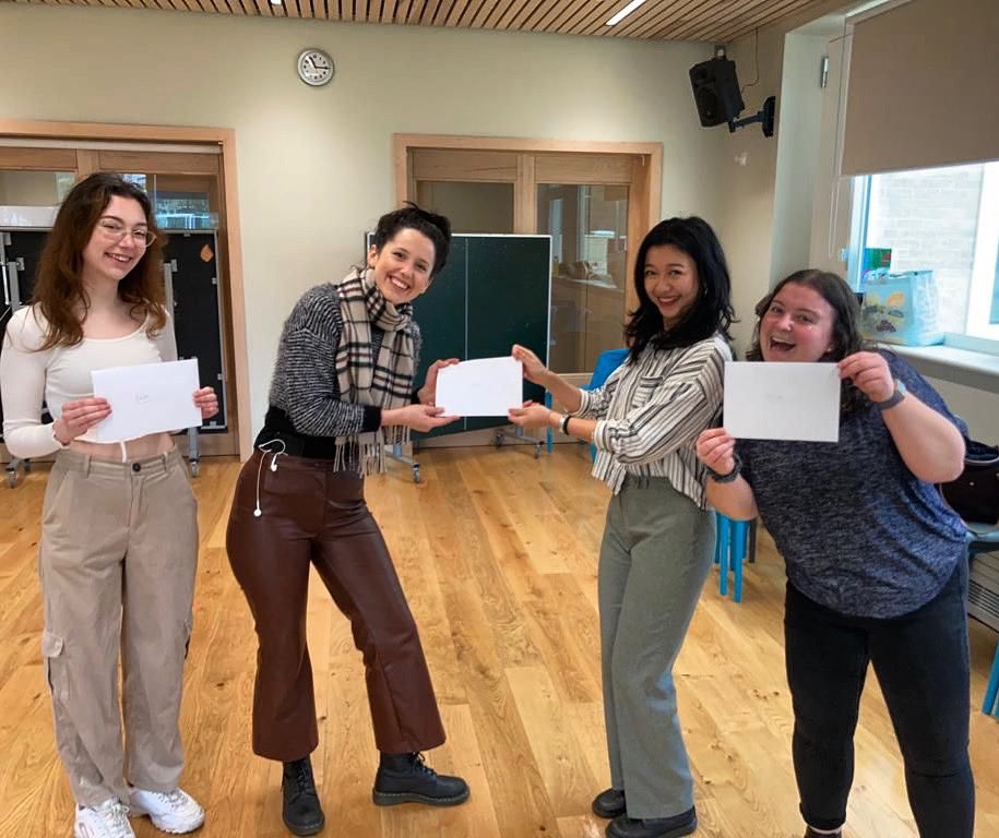 TheatreTroupeUK's tweet photo. I’m honour of #InternationalVolunteerDay we’re taking today to thank all our volunteers. Heres a few of our current volunteers receiving a small token of our appreciation from us. https://t.co/zyJYFj24Bs