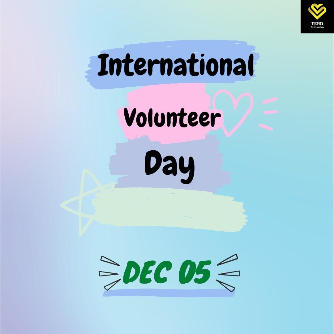 tendsrilanka's tweet photo. "Never underestimate your ability to make someone'S life better - even if you never know it"...

Happy International Volunteer Day..🤝🎗♥️
#volunteer #volunteerday https://t.co/hqVHQBwpQo