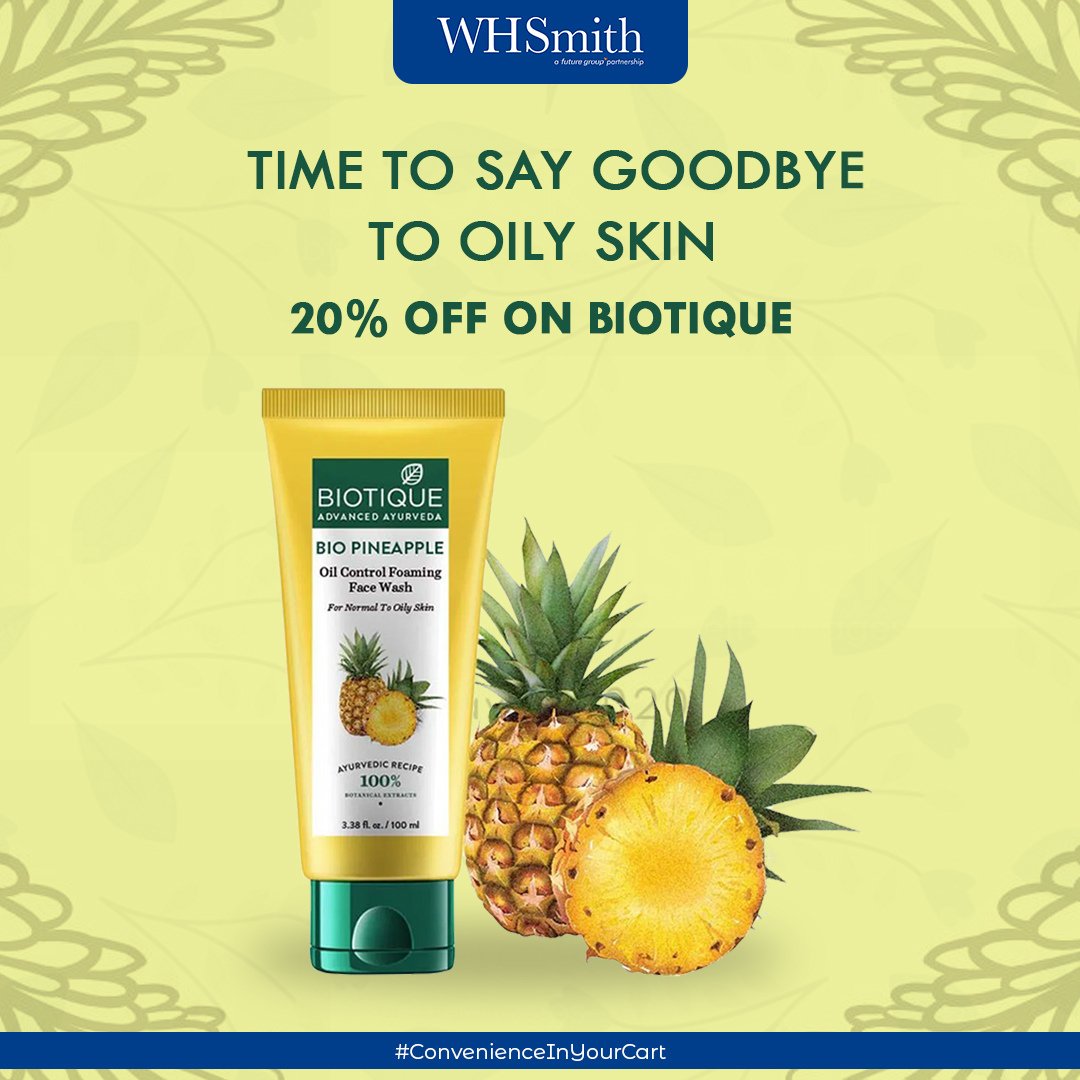 WHSmith_India's tweet photo. Removes oil and grease from the skin and leaves you feeling fresh.

#WHSmithIndia #WHSmith #Skincare #SkinSpecialist #HealthySkin #SkinRoutine #LoveShopping #OneStopSolution #shopyourfavorite #SkinCareOffers #ConvenienceInYourCart https://t.co/7HtlI7SYjf