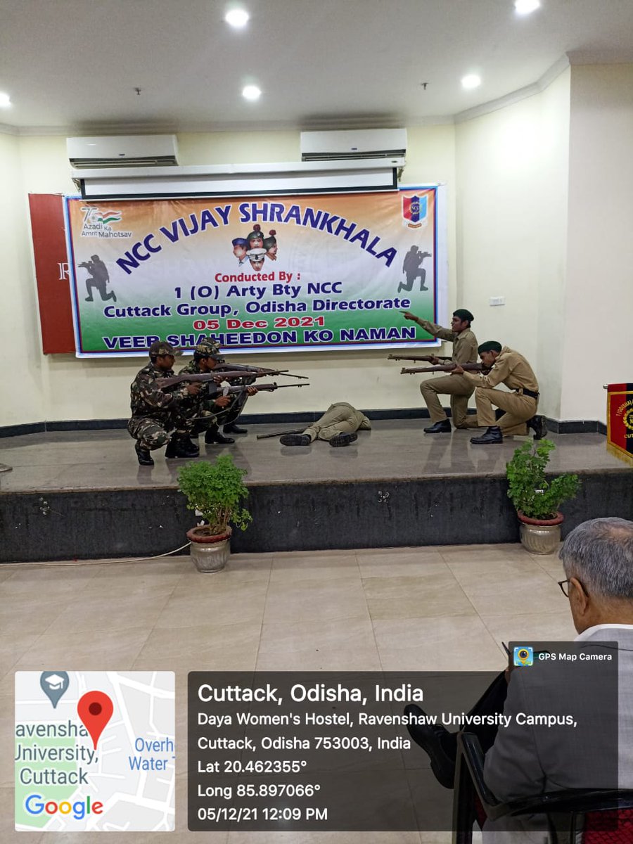 NCCDteOdisha's tweet photo. Odisha paid homage to bravehearts of 1971 War, Nb Sub Gopabandhu Raot and Sep Baskar Naik of 6 BIHAR REGT by honouring Veernari and kins at a solemn ceremony presided by Dr SK Nayak, VC Ravenshaw Univ, organised by 1 (O) Arty Bty #CuttackGp
(1/2) https://t.co/YTsZOPJ8sw