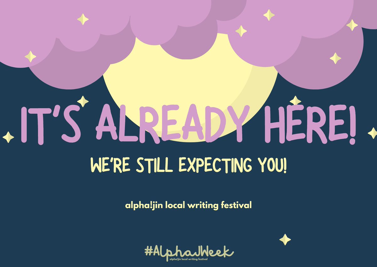 RJRmenfess's tweet photo. Malam, Teman-teman! π
Ada sudah atau sedang membuat karya untuk #AlphaJWeek ? Kami masih akan tunggu sampai tanggal 11 Desember ya. Enjoy writing it! Untuk teman-teman penikmat karya, selamat membaca dan jangan lupa memberikan feedback positif pada penulis ya. Terima kasih! πΉπ¨ https://t.co/k6ehWbdzv6