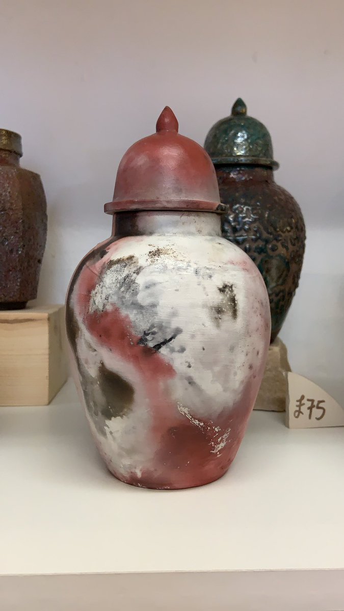 PetedsD's tweet photo. Ginger jay #pitfired @RedleesStudio #openstudios last day #today until 6pm https://t.co/Z1yoC9OFNn