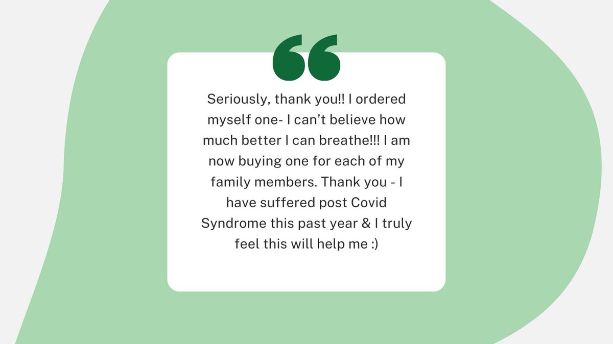 This speaks for itself. Try Silent today, and see what a difference it can make when you #breatheeasily

#smallbusiness #customersmatter #testimonial