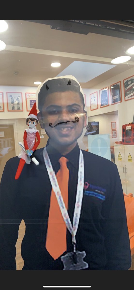 Lammy shenanigans overnight 😮 stay tuned for what he gets up to next.. #elfontheshelf #SpectrumHealthOadby