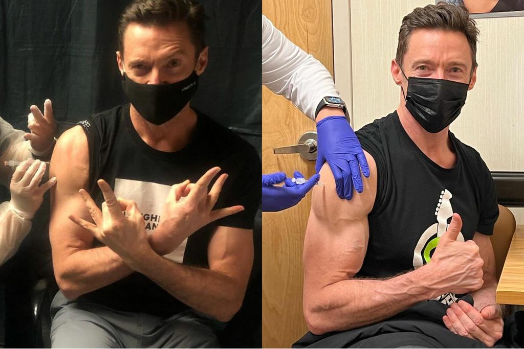 midnightmarvl's tweet photo. @RealHughJackman Vaccination King!!!👏👏👏👏❤ #VACCINESAVESLIVES #YESTOSCIENCE https://t.co/69IlK7ve0p