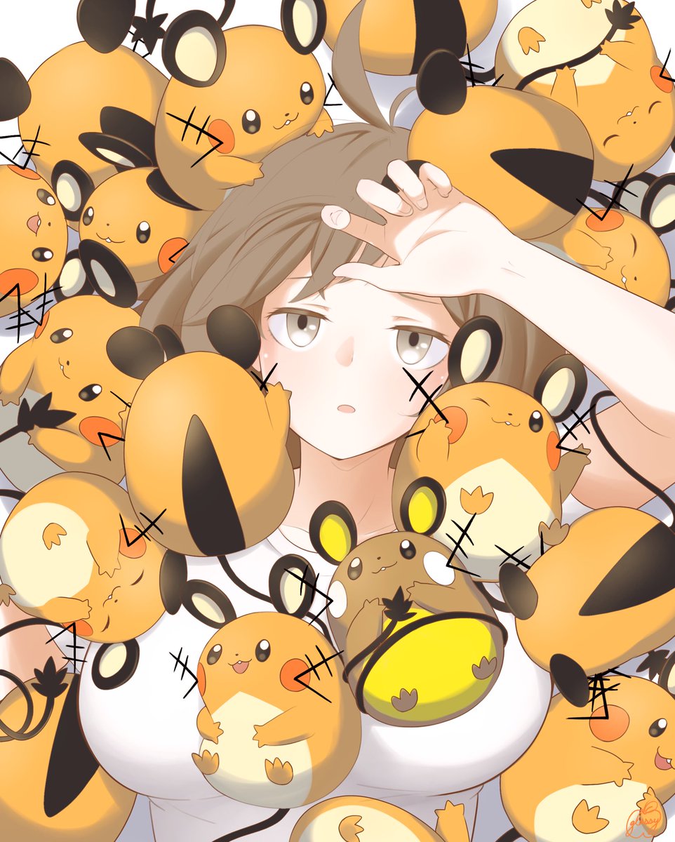 そしてこれはデデンネが増えた時のりんご 津軽産あっぷる のイラスト