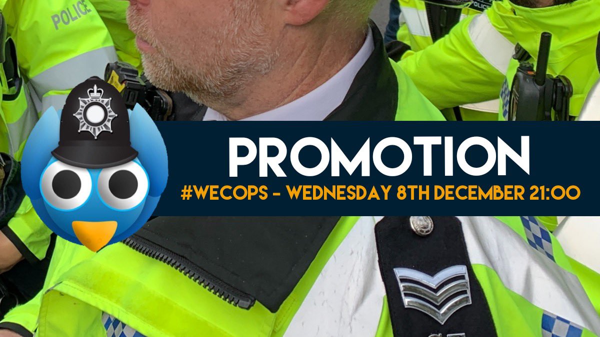 #WeCops (@wecops) on Twitter photo Want to get promoted or recently been successful? Tried many times or have suggestions on how to improve the system? Then Join us for this weeks @wecops chat on Police Promotion, Weds 8th Dec at 9pm with our hosts <a href="/RachelKearton/">Rachel Kearton</a> & @InspPartridge & <a href="/RayHgate/">Ray Clare</a> from <a href="/CollegeofPolice/">College of Policing</a> Want to get promoted or recently been successful? Tried many times or have suggestions on how to improve the system? Then Join us for this weeks @wecops chat on Police Promotion, Weds 8th Dec at 9pm with our hosts <a href="/RachelKearton/">Rachel Kearton</a> & @InspPartridge & <a href="/RayHgate/">Ray Clare</a> from <a href="/CollegeofPolice/">College of Policing</a>
