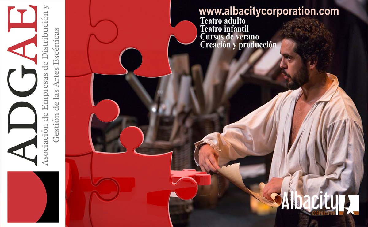 _Adgae's tweet photo. Albacity Corporation engloba a directores de escena, autores, escenógrafos, figurinistas y técnicos dedicados a la creación, producción, gestión, contratación, distribución, programación y realización de espectáculos en teatro, cine...
https://t.co/XsESStfSdg
#albacity #ADGAE https://t.co/gHhbJ9nUkb