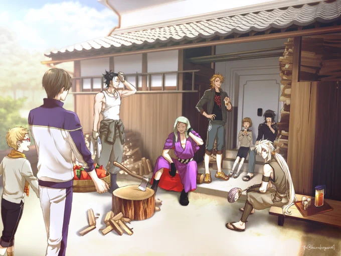 #今年もあと1ヶ月になりましたが画力がどうなったか見てみましょう 
春夏秋冬 