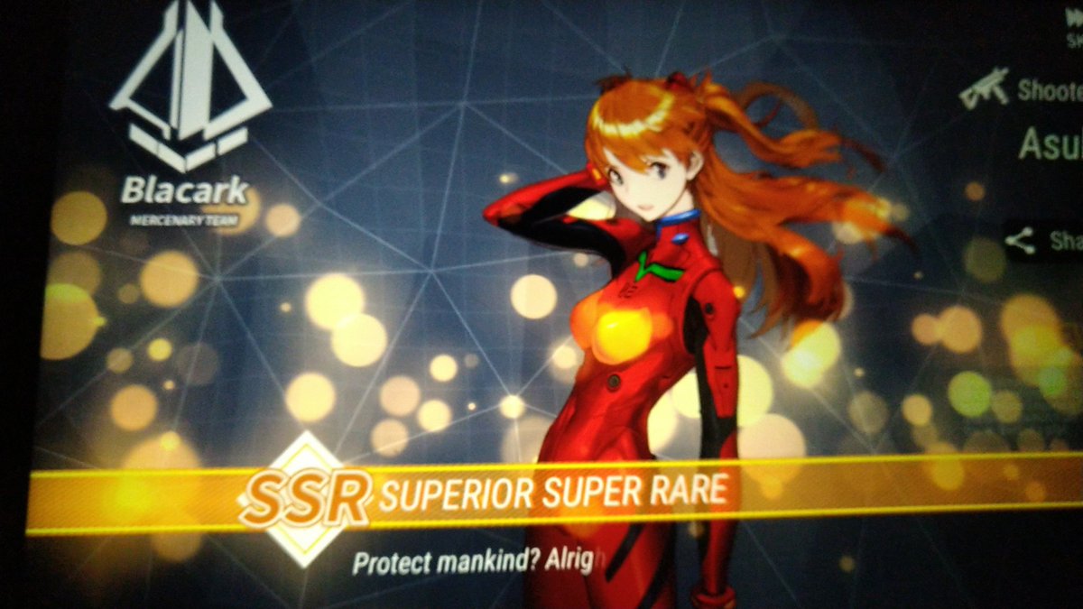 kansaineko's tweet photo. @kajinman_art Just in time I gacha her in Final Gear. https://t.co/NSMpNEgfXK