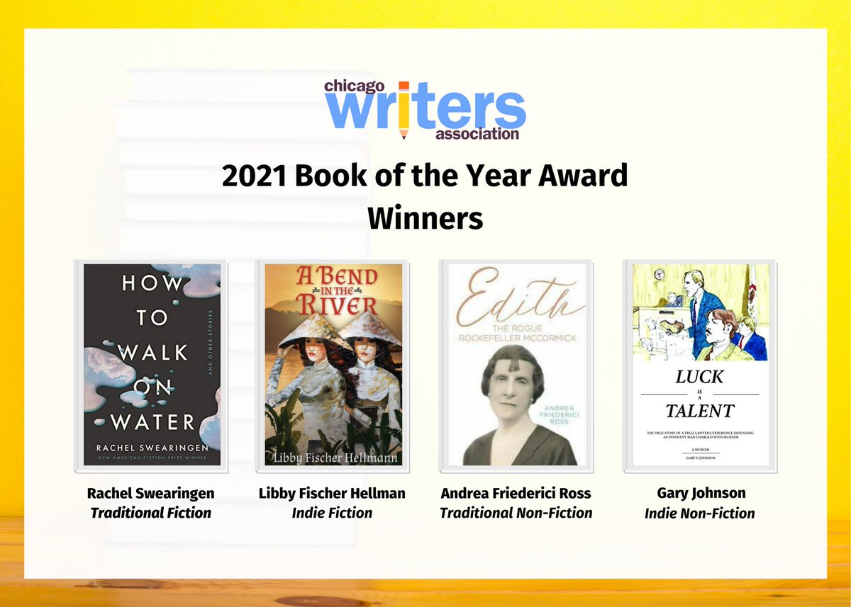 chicagowrites's tweet photo. Congrats to the #winners and honorable mentions of the 2021 Book of the Year Awards! Join us on January 22 for the #awards ceremony. Stay tuned for details.

Learn more at https://t.co/Ia3kIwbn5M.

#justwrite2021 #bookoftheyear2021 #writingcontests #books https://t.co/QoU43nCOcI