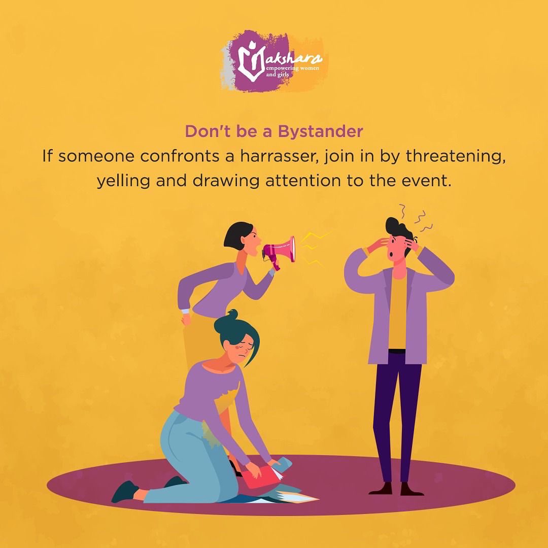 aksharacentre's tweet photo. Swipe right to follow these simple techniques to prevent being a bystander! (2/2)
#AksharaCentre #BystanderEffect #Equality #GenderEquality #BornEquAll #Women #IndianWomen #GenderStereotypes #EqualityForWomen #MakeTheChange #WeBelieveInEquality #GenerationEquality https://t.co/0OmcgmRj42