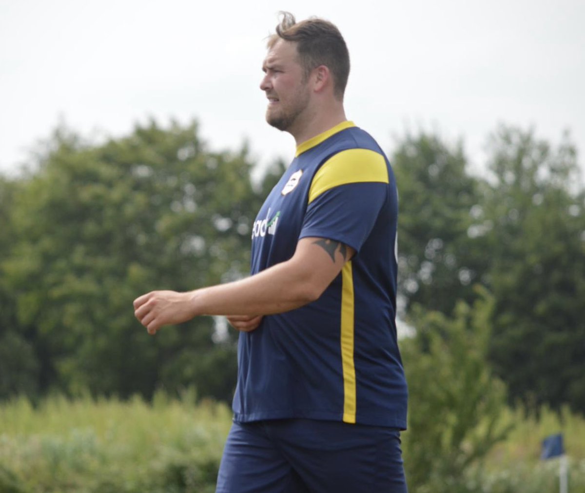 EmnethAFC's tweet photo. NOVEMBER PLAYER OF THE MONTH: @WKetteringham! The big man up top has come in clutch at big moments this month while bagging 5 goals in 3 games #OurLen https://t.co/CHtC1PieSU