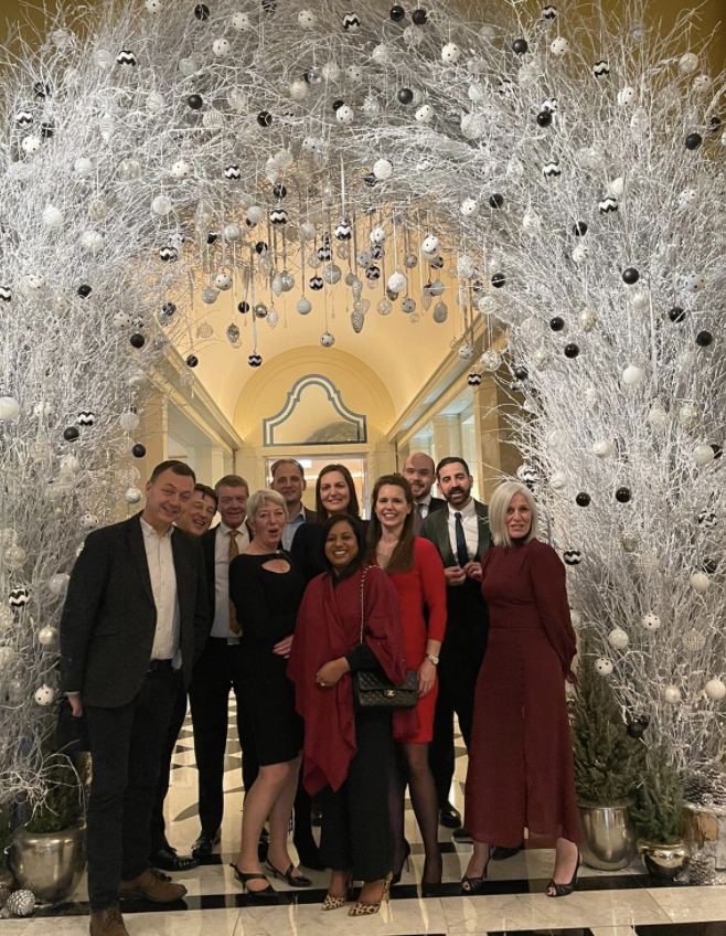 Xmas Party <a href="/Claridges/">Sheila g. Parish</a> last Thursday - what a great way to start the festivities #BNI #Networking #HereItIsMerryChristmas