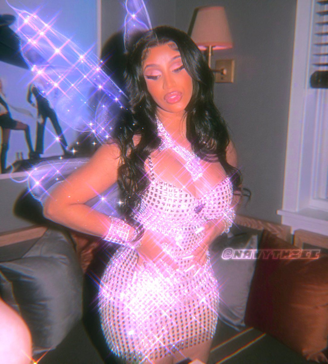 𝐂𝐚𝐫𝐝𝐢 𝐁 𝐚𝐬 𝐚 𝐟𝐚𝐢𝐫𝐲 𝐘𝟐𝐊 𝐚𝐞𝐬𝐭𝐡𝐞𝐭𝐢𝐜
🐰🎀💗💸✨