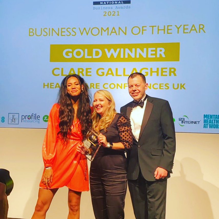 HCUK_Clare's tweet photo. Huge thanks to everyone who has supported Healthcare Conferences UK particularly over the last couple of years! #businessoftheyear #businesswomanoftheyear #smeawards #smenationals https://t.co/hC0IfRIc9n