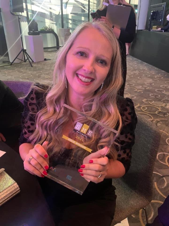 HCUK_Clare's tweet photo. Huge thanks to everyone who has supported Healthcare Conferences UK particularly over the last couple of years! #businessoftheyear #businesswomanoftheyear #smeawards #smenationals https://t.co/hC0IfRIc9n