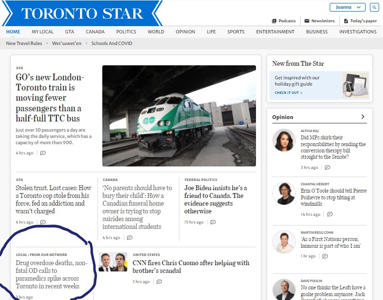 JoannaLavoie's tweet photo. #JournoLife: @TorontoStar #HomepageAlert - #stuffjournalistslike
Drug overdose deaths, non-fatal OD calls to paramedics spike across Toronto in recent weeks
https://t.co/LqskLsSFeB
#DrugPoisoningCrisis #OverdoseCrisis https://t.co/JHz4KVben9