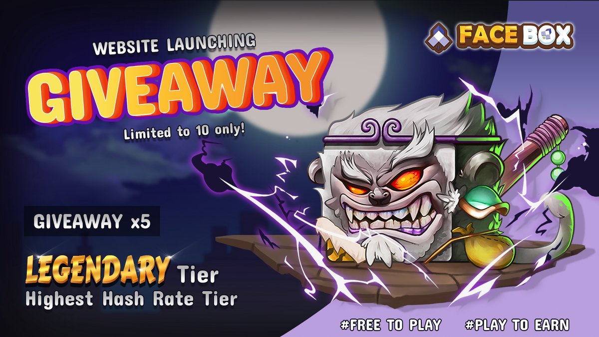 FaceBox_app's tweet photo. The wait is finally over. 

LEGENDARY NFT - The Dark Kong #FAFA is giving away now🎁 SUPER RARE 5 out of 10🔥

There will be only 1️⃣0️⃣ of these FAFA available in the market‼️

Follow steps below, grab your chance to win this super rare FAFA now🚨 https://t.co/D4CNMbIPtF